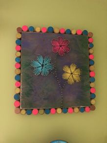 String art flowers