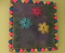 String art flowers