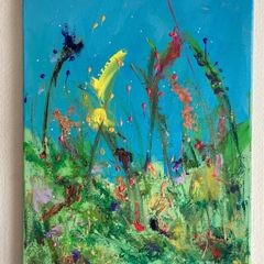 Original Painting Irish Floral art flowers