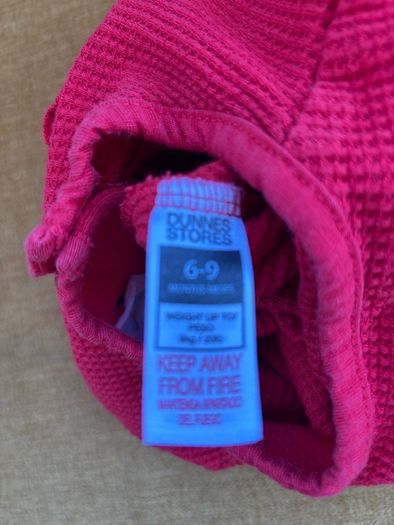 Dunnes baby girl Christmas sleepsuit 6-9m
