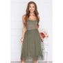 Creamy/ black/khaky/ pink  cliffon dress Image 3