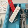 wii console , games and 2 controllers Image 3