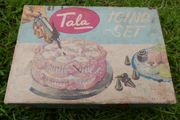 Vintage Tala icing tube with attachments c 1950s England preowned in the original box with instructions.
