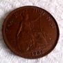1936 English Farthing. Image 2