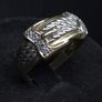 Vintage Fully Hallmarked Sheffield 9ct Gold Diamond Ring Size 60.5 Image 3