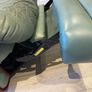 Leather recliner/swivel armchair Image 4