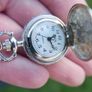 small Pocket Watch with Cleopatra, quarts - fresh battery Image 3