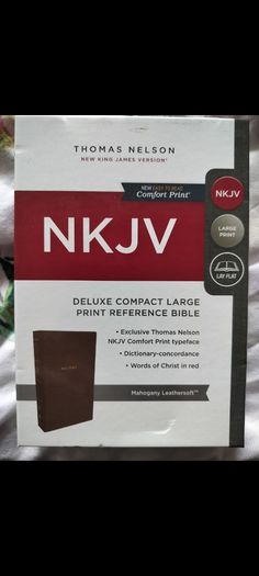 holy Bible nkjv brand New compact deluxe leathersoft on3ne3ss