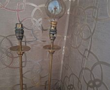 Vintage Brass Lamps (price is for both)