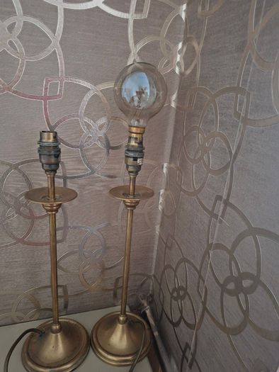 Vintage Brass Lamps (price is for both)