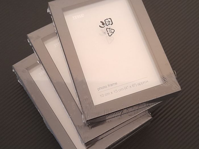 FOUR Thick 10 cm x 15 cm Photo Frames (Brand New Sealed)