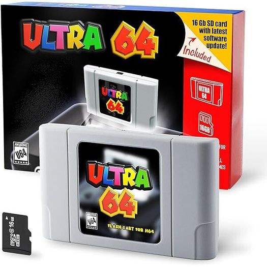 N64 800 in 1 Game Cartridge For Nintendo 64 Game Card free 16GB Card Open Source Compatibility Support 64DD