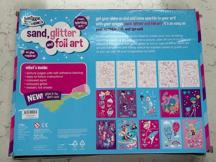 SMIGGLE Glitter sand set