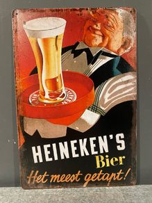 Heineken Tin Metal Sign