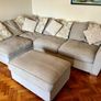 Corner Sofa | Footstool | Pillow Back Image 5