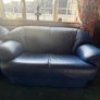 Reduced to sell .Two seater and armchair  , leather. Image 3