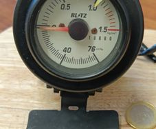 Genuine BLITZ Turbo Boost Gauge  Rare JDM Instrumentation