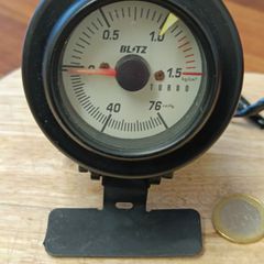 Genuine BLITZ Turbo Boost Gauge  Rare JDM Instrumentation