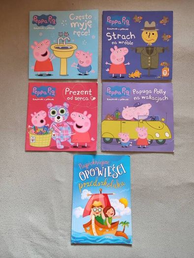 40 Preschool children's books in Polish (Kicia Kocia & others)