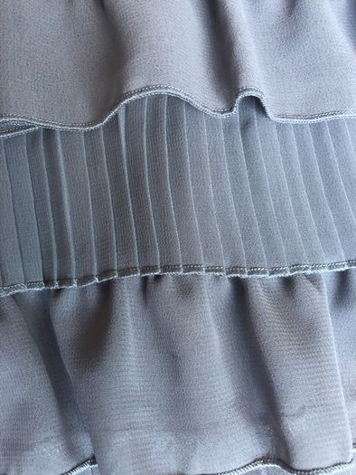 Grey Ruffle Dress BNWT
