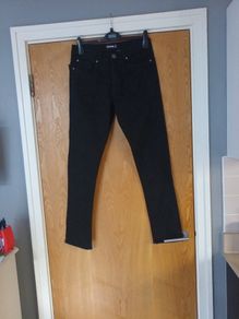 Firetrap Black Jeans.  Size - 32R.   B.N.W.T.