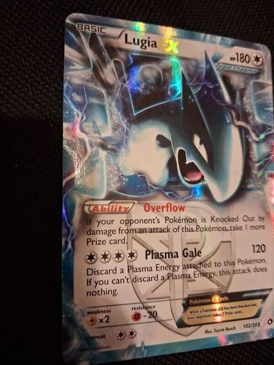 Pokemon Card : Lugia Ex 102 Team Plasma