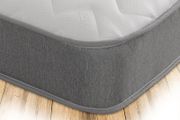 Beds Kingsize Mattress with Springs &amp; Memory Foam - Grey Zig Zag Model. 8 Inch Budget Mattress, Soft, 150x200cm