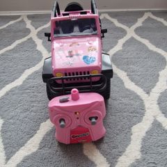 pink remote car