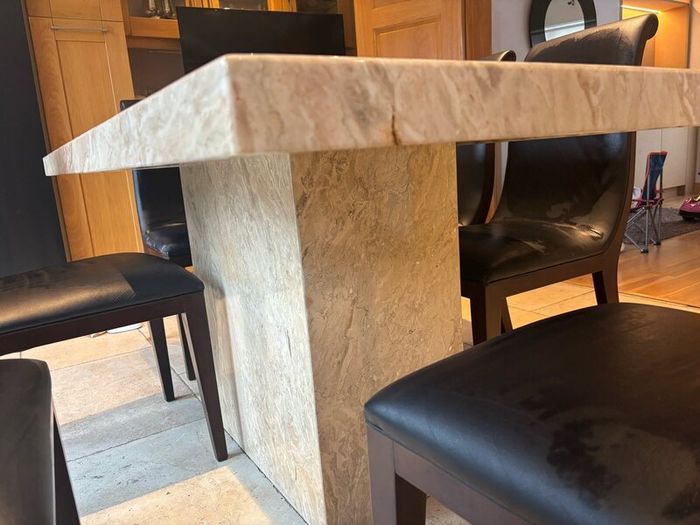 Marble Dining Table & Chairs