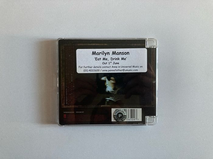 Marilyn Manson Eat Me Drink Me Special Edition Promo CD NM