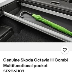 Skoda Octavia Multifunction Pocket