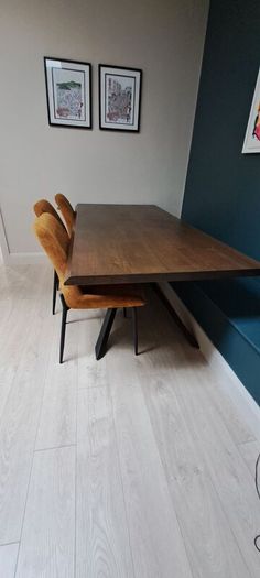 Dining table and chairs