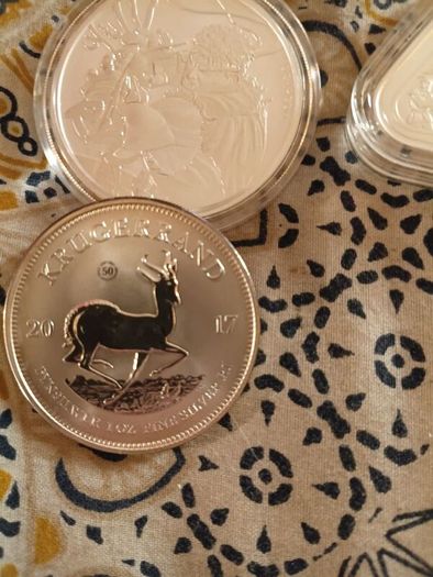1oz 999 fine silver Krugerrand