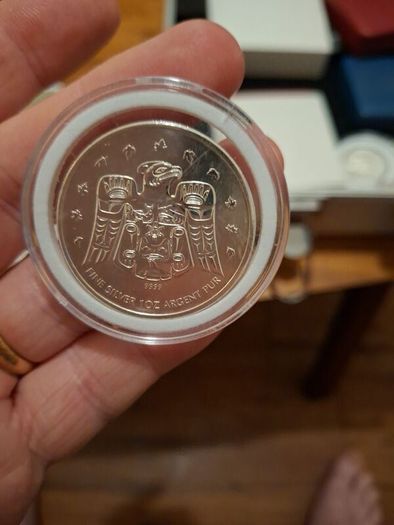 silver canadian olympic coins x4