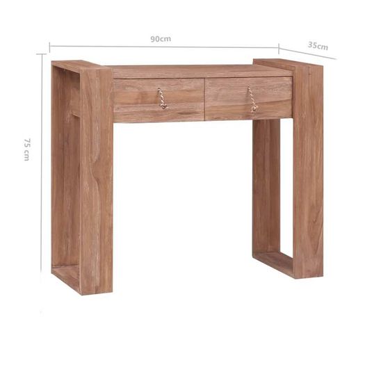 Console Table 90x35x75 cm Solid Teak Wood