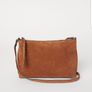 H&M Suede Cognac brown bag Image 2