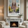 Barcelona Wall Art Print, Travel Art Poster Image 5