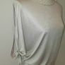 Next silver colour cold shoulder top uk8 bnwot Image 2
