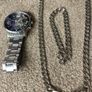 Mens watch, chain, bracelet - 2 sets (Gold and silver) Image 2
