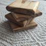 Wooden handmade coasters Image 4