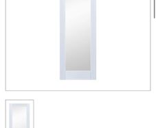DORAS Java White Shaker 1 Lite Internal Door