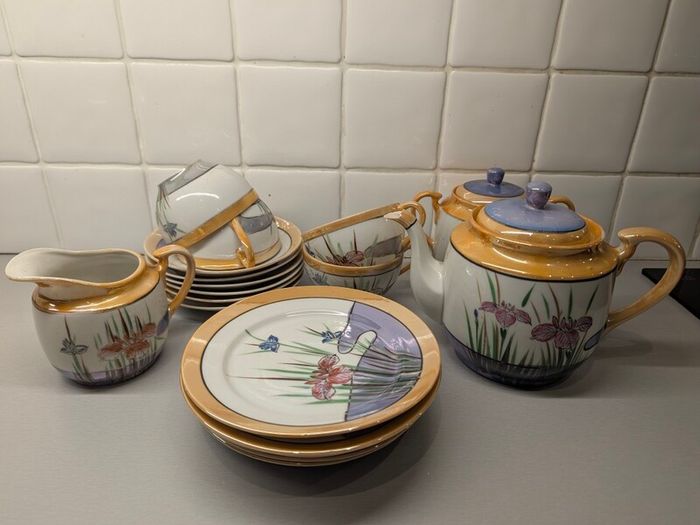 Vintage Japanese Porcelain Tea Set