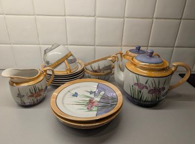 Vintage Japanese Porcelain Tea Set
