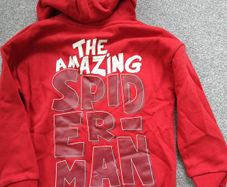NEW.Spider Man boys jumper/hoodie .Age 6/7