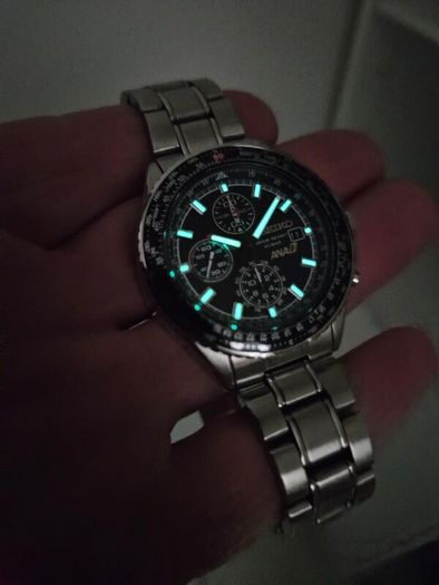 Watch Seiko "ANA" Pilot Chronograph.