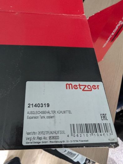 expansion tank Opel Vauxhall Mokka 1.4 petrol new