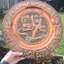 Antique Handmade Copper Charger Image 2