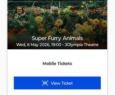 Super Furry Animals Olympia May 6th