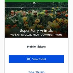 Super Furry Animals Olympia May 6th