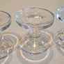 Clear Glass Unity Candle Holders Set of 3 (Plus 4 White Taper Candles Included) Image 3